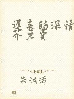 迟来的深情如草芥免费