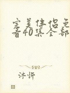 完美伴侣免费观看40集全部