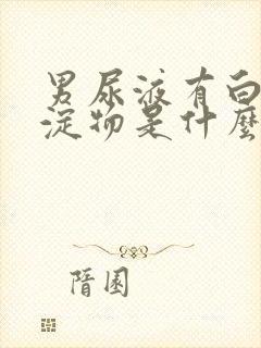 男尿液有白色沉淀物是什么原因引起的