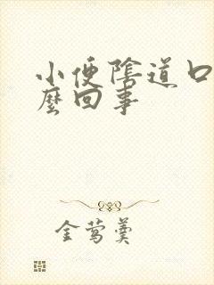 小便阴道口疼怎么回事