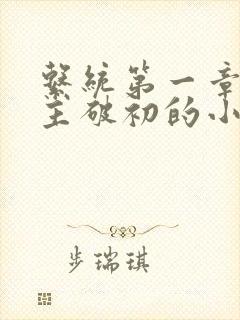 系统第一章给宿主破初的小说