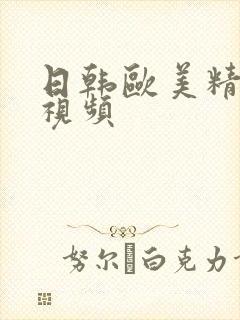 日韩欧美精品祝视频封面