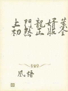 上门龙婿叶辰萧初然正版全免阅读