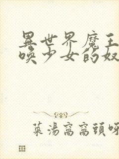 异世界魔王与召唤少女的奴隶魔术女主封面