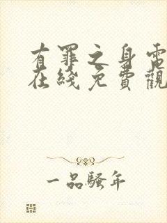 有罪之身电视剧在线免费观看