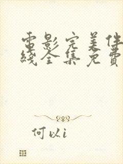 电影完美伴侣在线全集免费观看