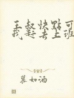 王叔快点可以吗我赶去上班封面