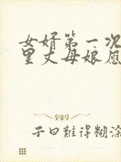 女婿第一次来家里丈母娘应该说些什么