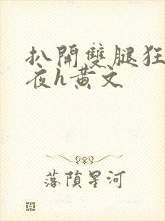 扒开双腿狂躁一夜h黄文