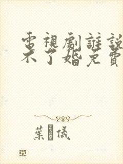 电视剧谁说我结不了婚免费观看完整版