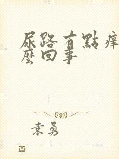 尿路有点痒是怎么回事