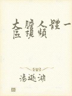 大胆人体一区二区视频