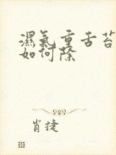 湿气重舌苔黄厚如何除