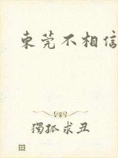 东莞不相信眼泪