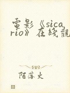 电影《sicario》在线观看封面