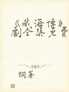 《藏海传》电视剧全集免费