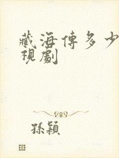 藏海传多少集电视剧