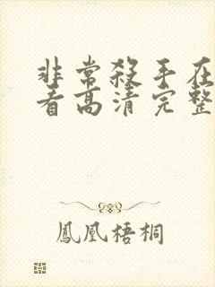 非常杀手在线观看高清完整版免费