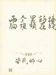 两个男的接吻摸胸视频在线免费观看