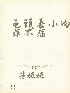 龟头长小肉粒不痒不痛封面