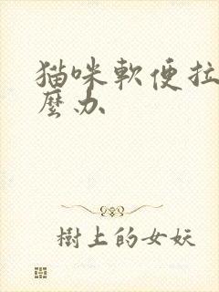 猫咪软便拉稀怎么办