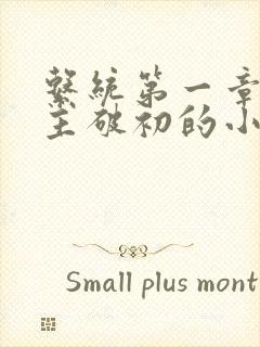 系统第一章给宿主破初的小说