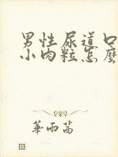 男性尿道口上有小肉粒怎么回事封面