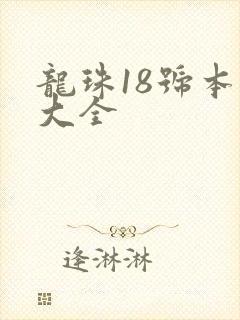 龙珠18号本子大全