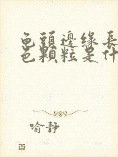 龟头边缘长的白色颗粒是什么