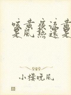 咳黄痰流黄鼻涕是风热还是风寒