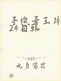 手机看王片1024日韩