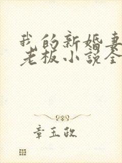 我的新婚妻子菜老板小说全文阅读