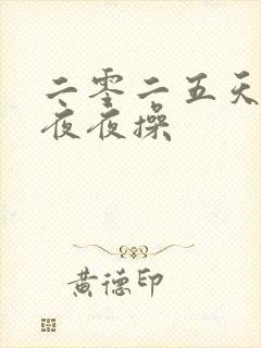 二零二五天天干夜夜操