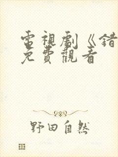 电视剧《错婚》免费观看