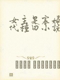 女主是寡妇的古代种田小说封面