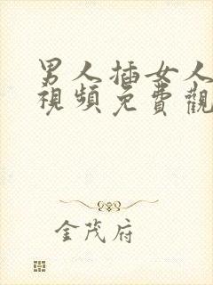 男人插女人的逼视频免费观看