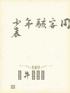 少年骇客同人血表