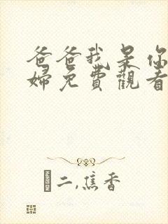 爸爸我是你儿媳妇免费观看电视剧第