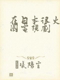 在日本很火的中国电视剧