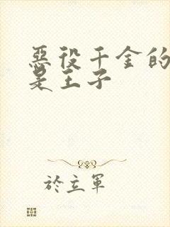 恶役千金的本命是王子