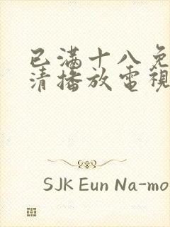 已满十八免费高清播放电视剧封面