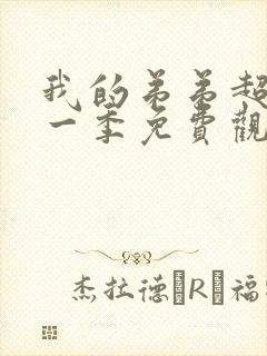 我的弟弟超棒第一季免费观看