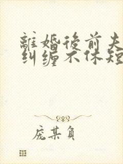 离婚后前夫老公纠缠不休短剧