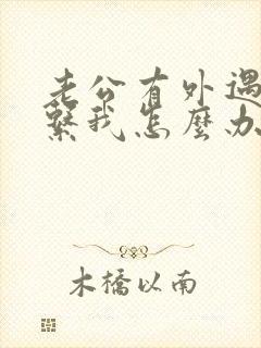 老公有外遇不联系我怎么办封面