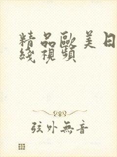 精品欧美日韩在线视频