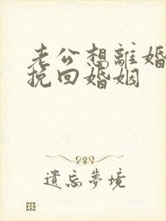 老公想离婚怎么挽回婚姻