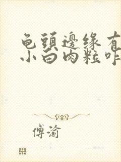 龟头边缘有一排小白肉粒咋回事封面