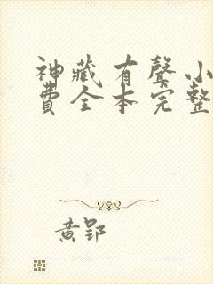 神藏有声小说免费全本完整版封面