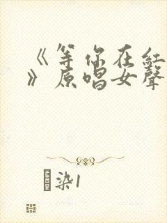 《等你在红尘中》原唱女声封面