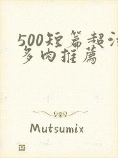 500短篇超污多肉推荐